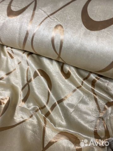 Шторы блэкаут веревка золотой