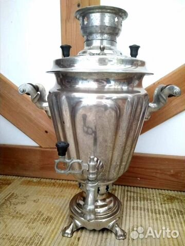 Самовар жаровый(на дровах) 4-4,5литровый