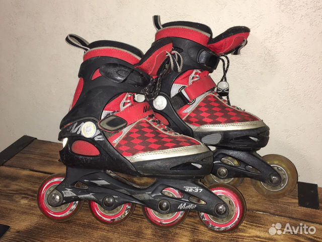 Ролики раздвижные К2 32-37