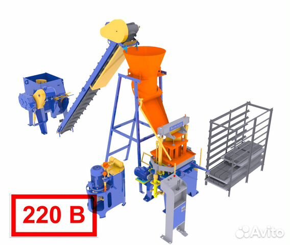 Вибропресс Кондор-1-90-тб (производство блоков)