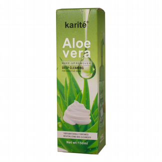 Пенка очищающая karite aloe vera C щеткой