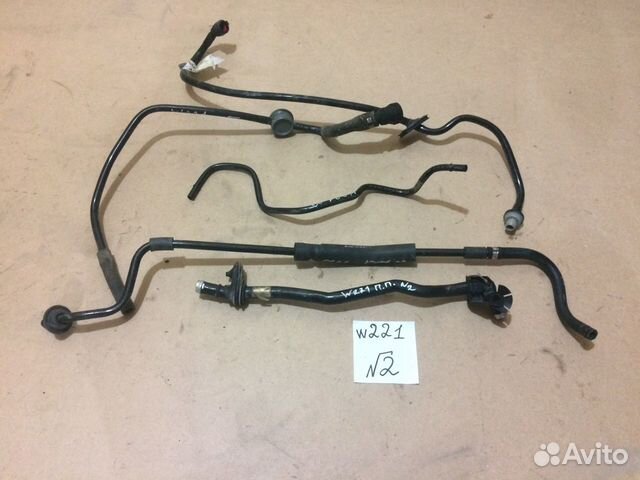 Трубки системы охлаждения Mercedes W221 3.5 4matic