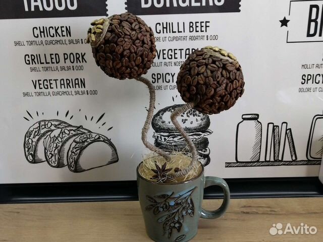 Кофейный топиарий