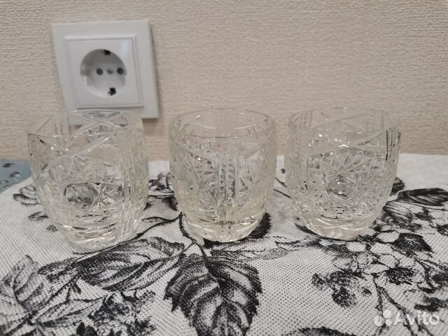 Стопки стекло СССР 3 шт