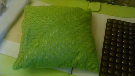 Наволочки вязанные крючком и на машине