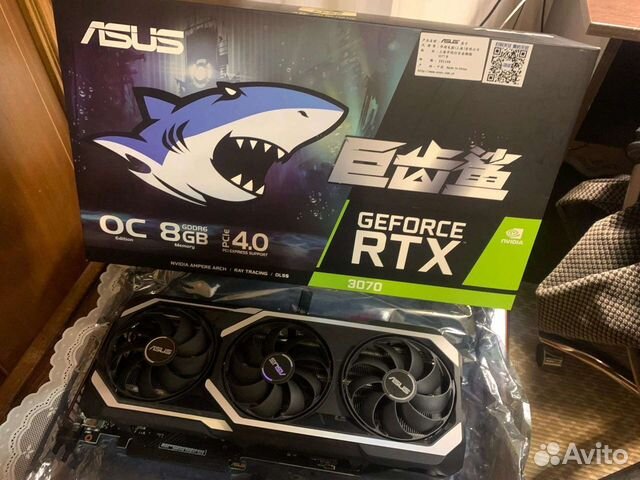 Видеокарта asus RTX 3070 Megalodon Edition купить в Санкт-Петербурге ...