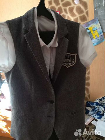 Жилет школьная форма ф.Гулливер рост 164
