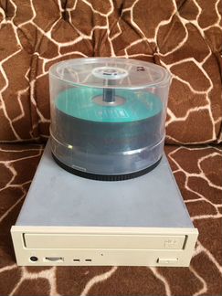 CD-RW рекордер Teac CD-W54E + 36 болванок TY