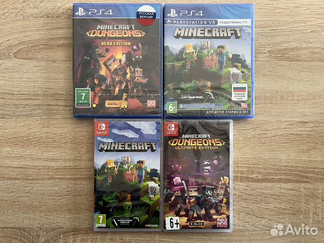 Minecraft ps4 xbox one nintendo