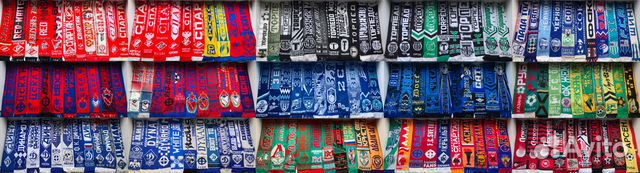 Коллекция редких шарфов российских клубов