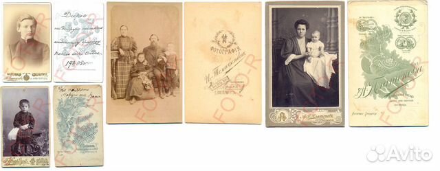 Старинные фото на паспорту