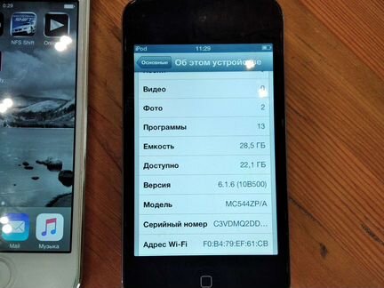 Плеер iPod touch 5 и 4