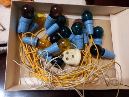 Елочная гирлянда СССР