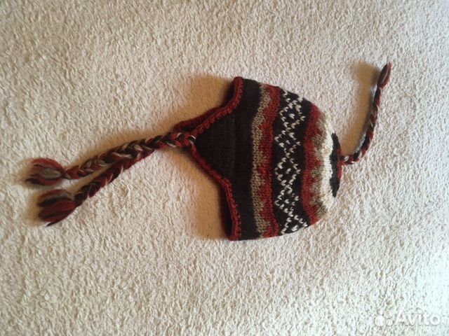 Шапочка детская. Шерсть 100 проц. Изготовлено в не