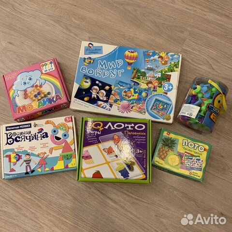 Развивающие игры пакетом 3+