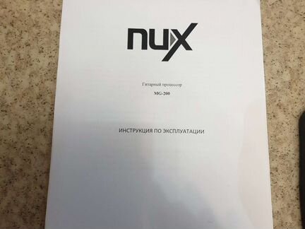 Гитарный процессор эффектов NUX MG200