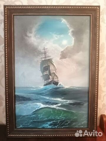 Картина маслом на холсте в раме