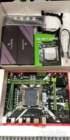 Комплект: мат. плата; процессор; память; кулер