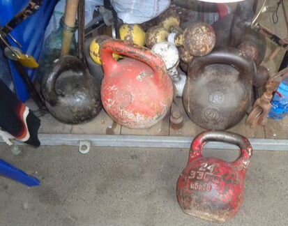 Гири царские,гантели разные СССР 3-4-6-7-10 кг