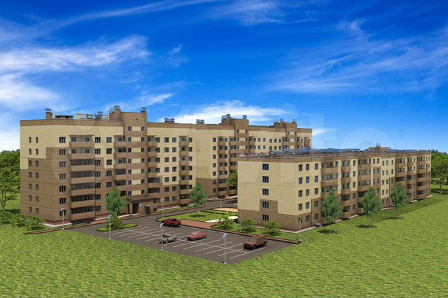 2-к. квартира, 57,4 м², 6/10 эт.