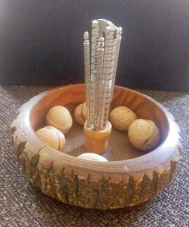 Винтажный орехокол щипцы и скалеры