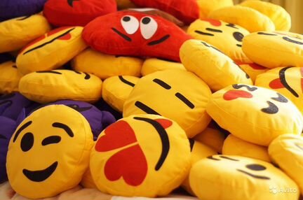 Подушка-смайлик(позитив)