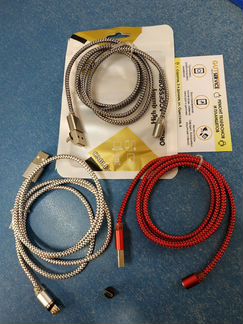 Магнитный кабель micro usb, c type