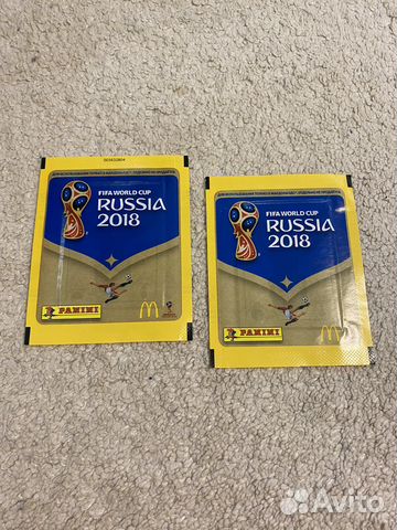 Стикеры Panini (макдональдс). Fifa world cup 2018