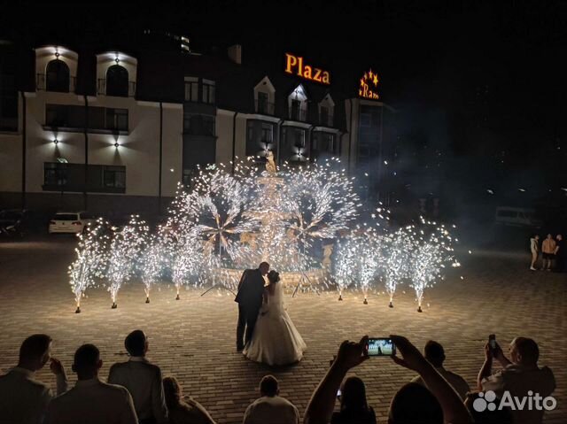 Салют или фейерверк на свадьбу