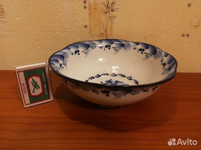 Салатник (гжель ручной авторской работы)