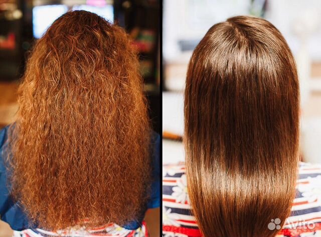 Кератиновое выпрямление
