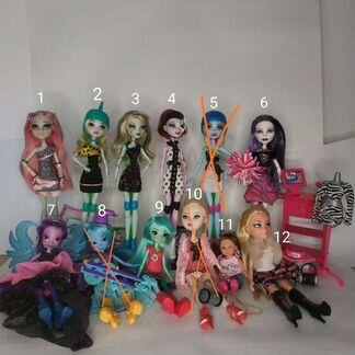 Куклы Монстер Хай и другие 13 шт