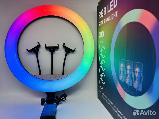 Кольцевая лампа 45 см