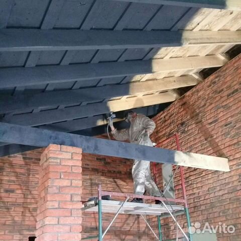 Покраска безвоздушным краскопультом