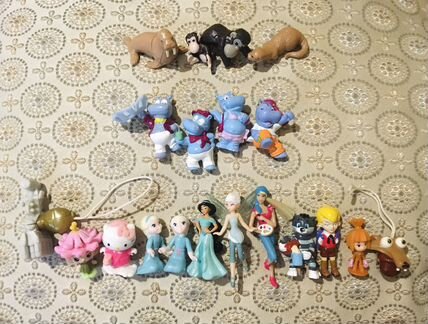 Игрушки из киндер сюрприза 90-х и 2000-х