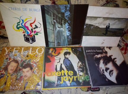 George Michael, Bon Jovi, Tina Turner винил