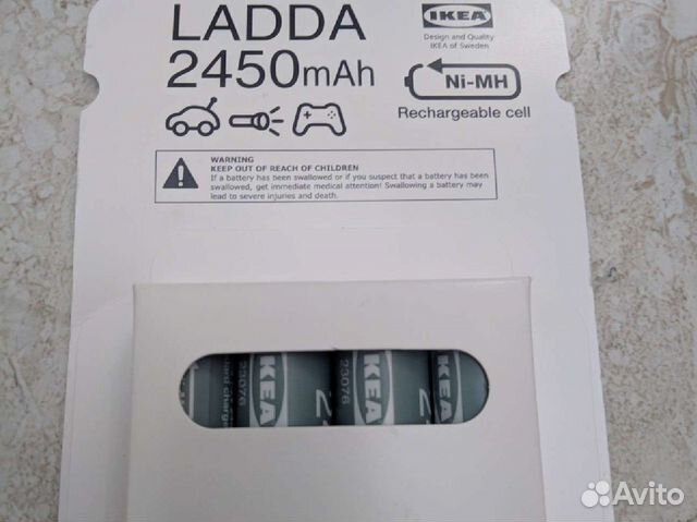 Аккумулятор икеа ladda