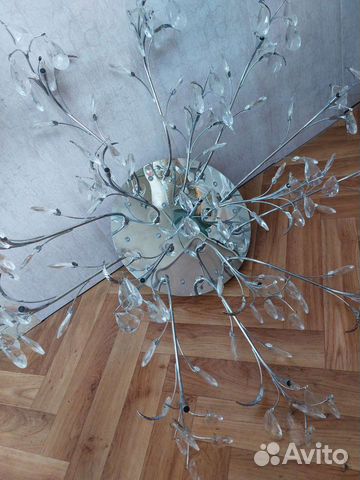 Люстра с пультом бу