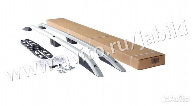 Рейлинги Can-Otomotiv Volkswagen Caddy 08+ серебро