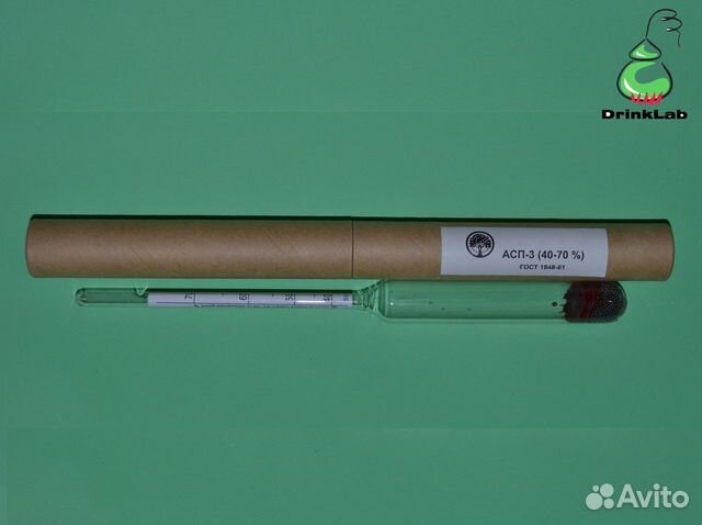 Ареометры (спиртометры) асп-3 и сахаромеры ас-3