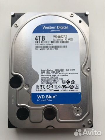 Жесткий диск WD blue 4TB