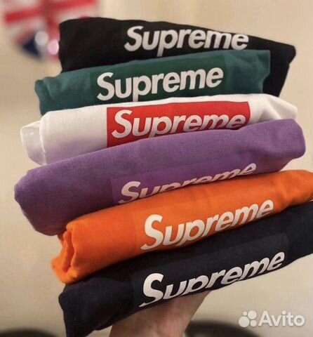 Лонгслив Supreme box logo