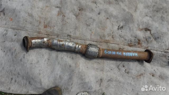 Приемная труба глушителя Nissan Navara (D40) 2004