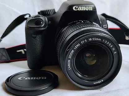 Зеркальный фотоаппарат Canon 550d с kit объективом
