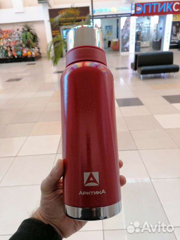 Термос Арктика 1,2 литра красный