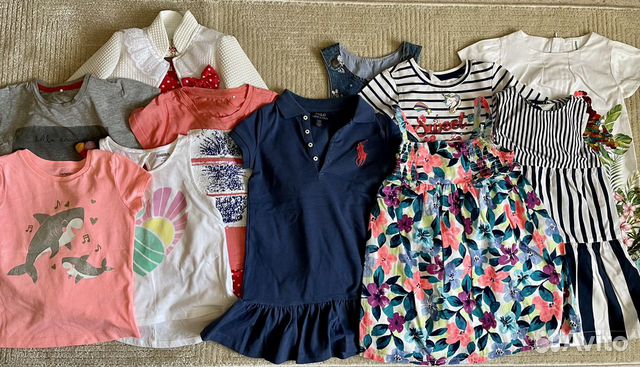 Пакет вещей для девочки на возраст 4-5 лет