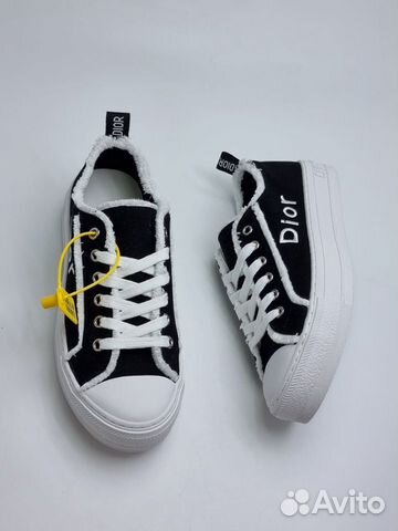 Кеды джинсовые Dior