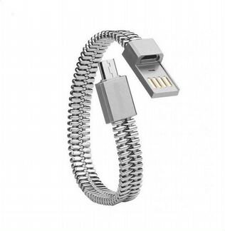 USB кабель-браслет