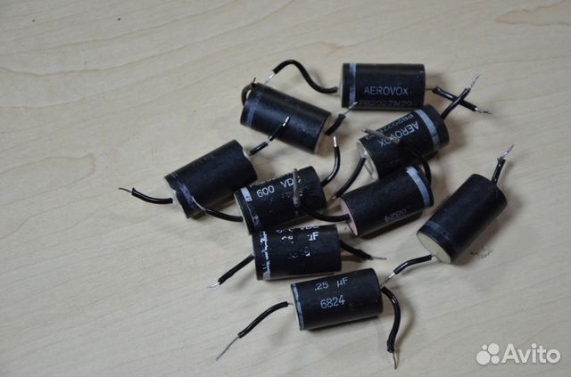 Конденсаторы Aerovox 600v 0.25u пленочные