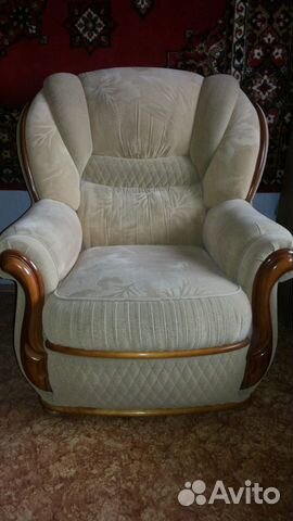 Комплект диван и кресло